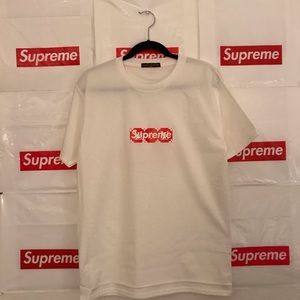 Supreme x LV print box logo